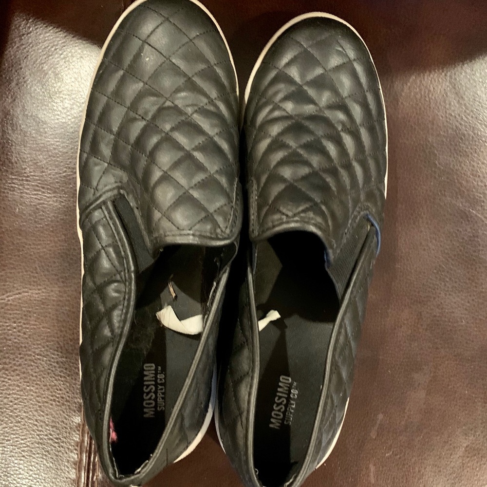 Black Slip Ons
